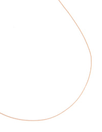 Rose Gold Plated Sterling Silver Adjustable Chain Y-Necklace - link has visual effect only