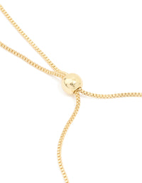 Gold Plated Cubic Zirconia Baguette Toggle Bracelet - link has visual effect only