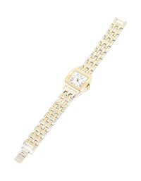 Mixed Metals Vintage Square Small Watch - link has visual effect only