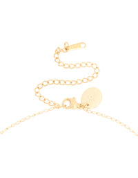 Waterproof Gold Plated Stainless Steel Rosary Cross Necklace - link has visual effect only