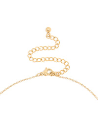 Waterproof Gold Plated Stainless Steel Large Cross Pendant Necklace - link has visual effect only