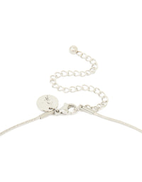 Waterproof Stainless Steel Pull Through Lariat Necklace - link has visual effect only