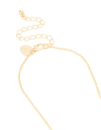 Kids Gold Pastel Heart BFF Necklaces 2-Pack - link has visual effect only