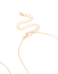 Kids Gold Santa & Reindeer Shaker Necklace 2-Pack - link has visual effect only