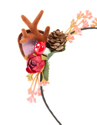 Kids Reindeer Antler Forest Headband - link has visual effect only