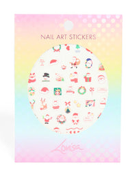 Kids Santa & Bauble Nail Art Set - link has visual effect only