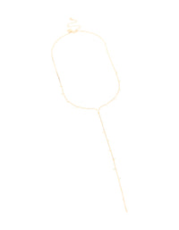 Gold Diamante Marquise Snake Y-Necklace - link has visual effect only