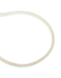 Silver Snake Zipper Toggle Bracelet - link has visual effect only