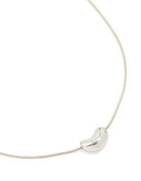Silver Baby Pebble Pendant Necklace - link has visual effect only
