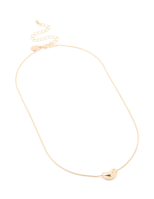 Gold Baby Pebble Necklace