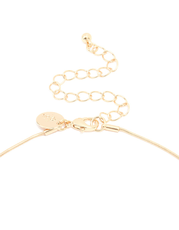 Gold Baby Pebble Necklace