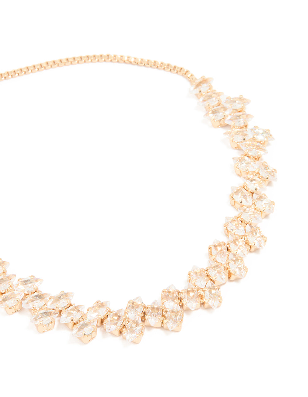 Gold Cubic Zirconia Round Toggle Bracelet