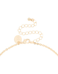 Gold Red Cubic Zirconia Vine Y-Necklace - link has visual effect only