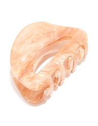 Marbled Acrylic Curved Mini Claw Clips 2-Pack - link has visual effect only