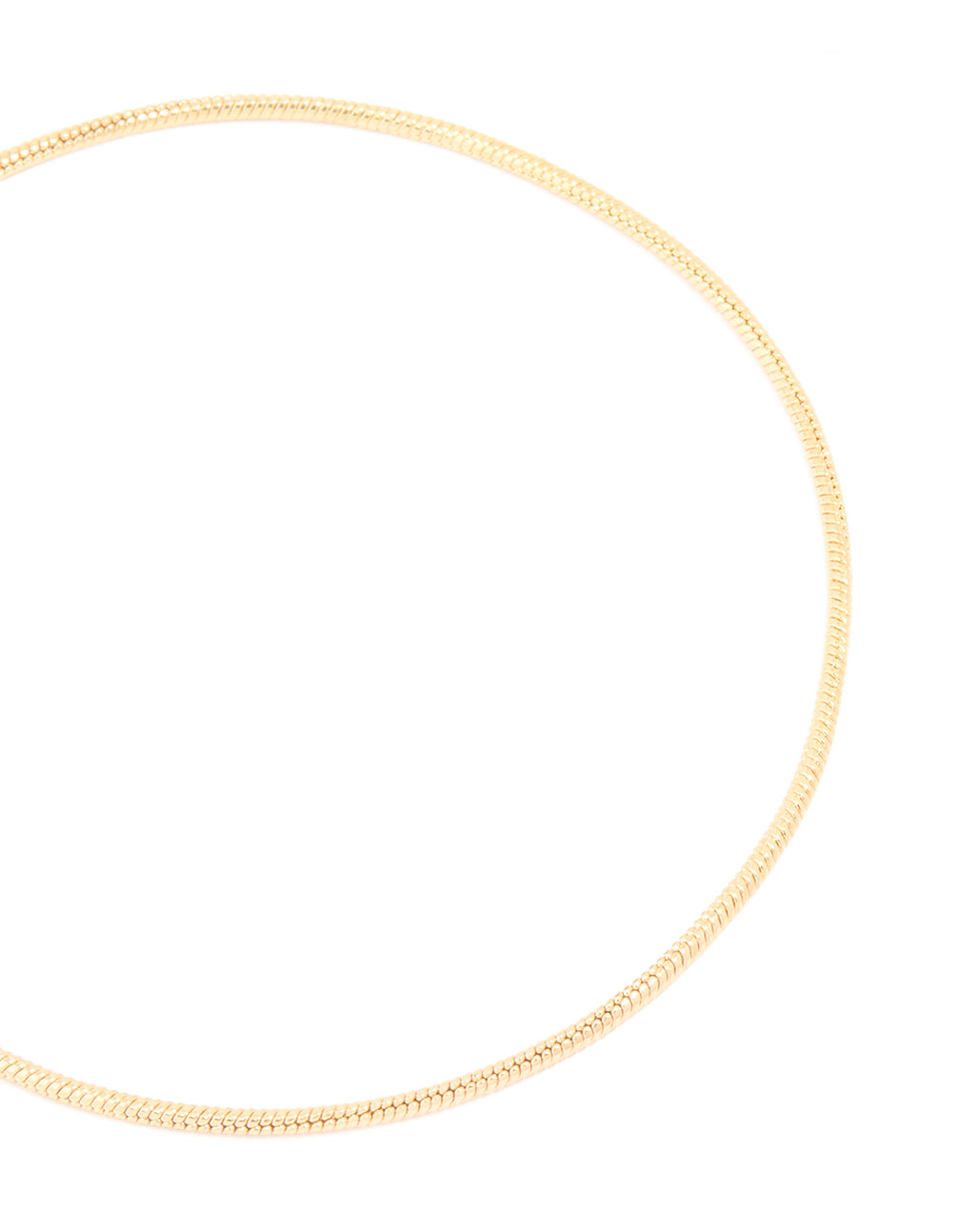 Gold Cubic Zirconia Heart & Snake Chain Bracelets 2-Pack