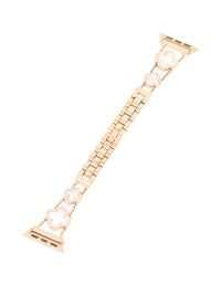 Rose Gold Flower Strap 38/40/41 mm - link has visual effect only