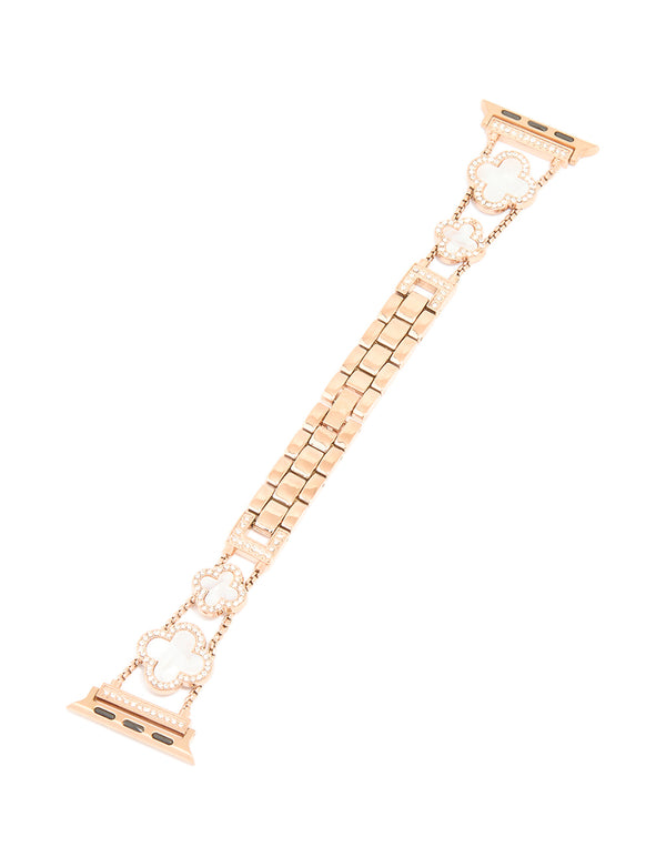 Rose Gold Flower Strap 38/40/41 mm