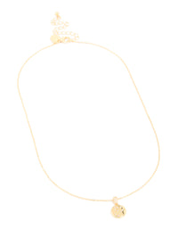 Gold Plated Cubic Zirconia Mini Sagittarius Zodiac Sign Pendant Necklace - link has visual effect only