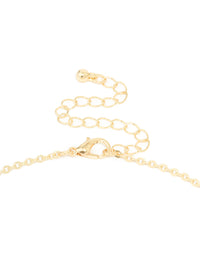 Gold Plated Black Pearl Rosary Necklace - link has visual effect only