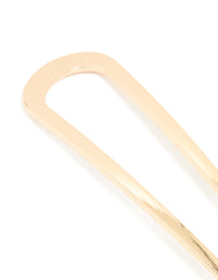 Gold Large Basic Hair Pin - link has visual effect only