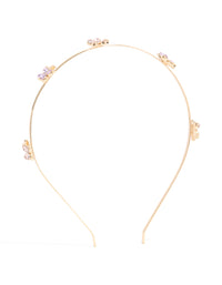 Kids Pink & Purple Butterfly Headband - link has visual effect only
