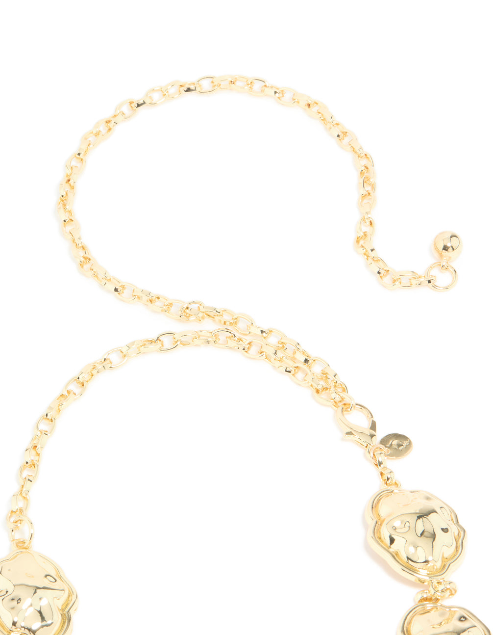 Gold Puffy Cloud Belt