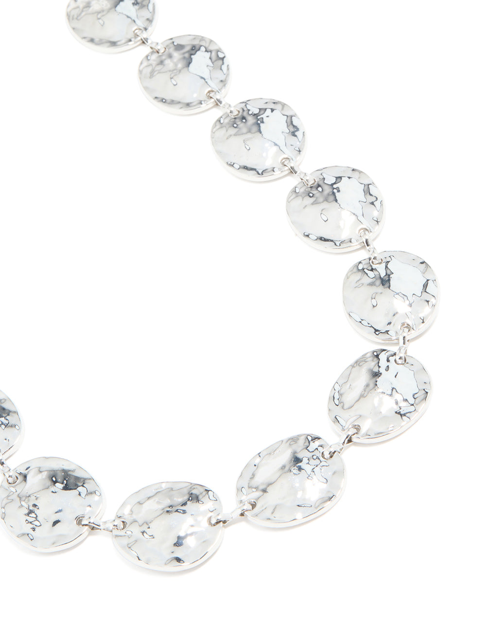 Silver Round Molten Coin Belt