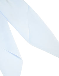 Light Blue Fabric Bow Clip - link has visual effect only