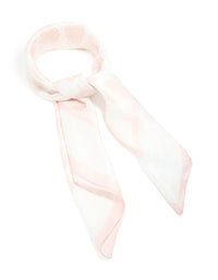 Pink Shell Printed Fabric Scarf - link has visual effect only