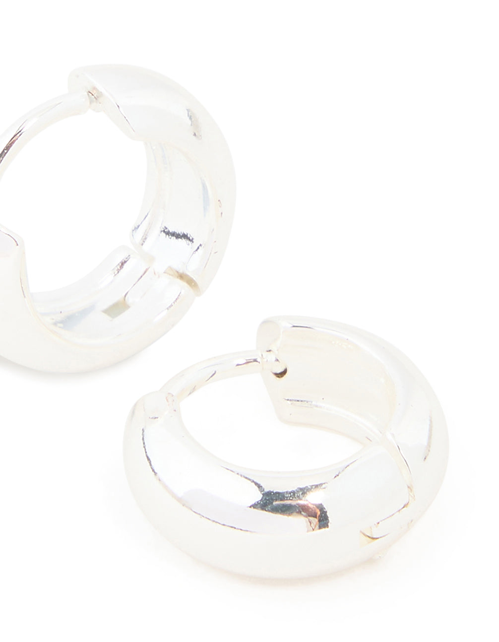 Waterproof Stainless Steel Chunky Mini Hoop Earrings