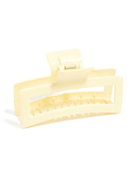 Yellow Shiny Matte Extra Large Claw Clip - link has visual effect only