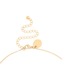 Waterproof Mixed Metal Plated Stainless Steel Open Pearl Pendant Necklace - link has visual effect only