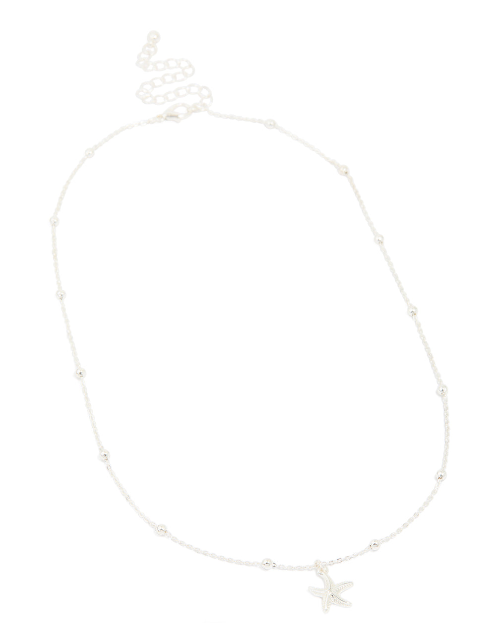 Silver Star Pendant Necklace