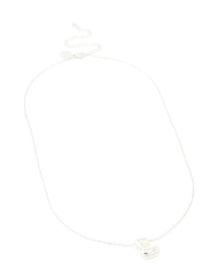 Waterproof Stainless Steel Large Bubble Letter E Necklace - link has visual effect only