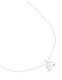 Waterproof Stainless Steel Large Bubble Letter A Necklace - link has visual effect only