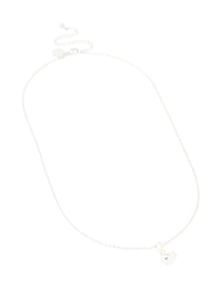 Waterproof Stainless Steel Large Bubble Letter L Necklace - link has visual effect only
