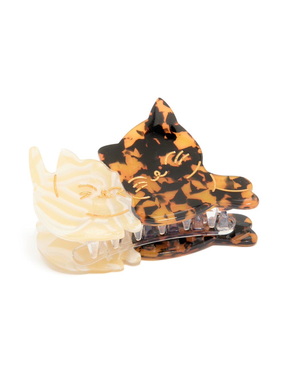 Acrylic Cat Novelty Claw Clipas 2-Pack
