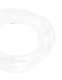 Clear Acrylic Bangle - link has visual effect only
