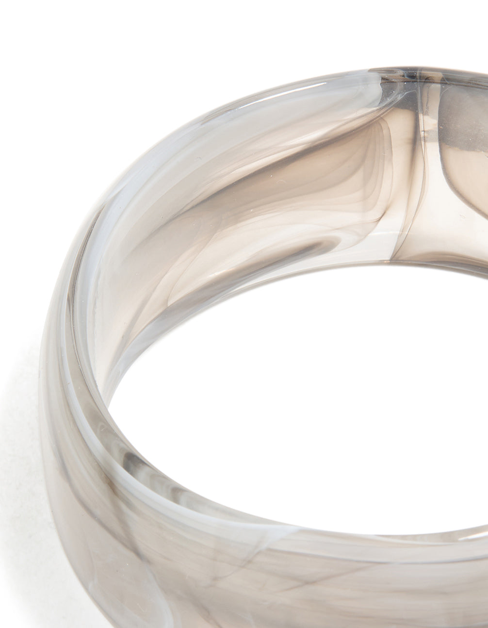 Brown & Grey Acrylic Bangle