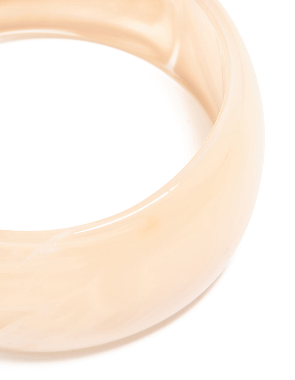 Neutral Marble Acrylic Large Bangle