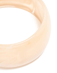 Neutral Marble Acrylic Large Bangle - link has visual effect only
