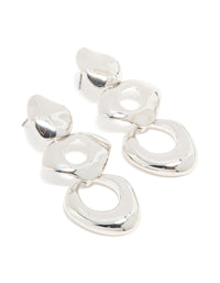 Silver Open Orb Drop Earrings - link has visual effect only