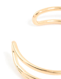 Gold Wire Lines Wrist Cuff - link has visual effect only