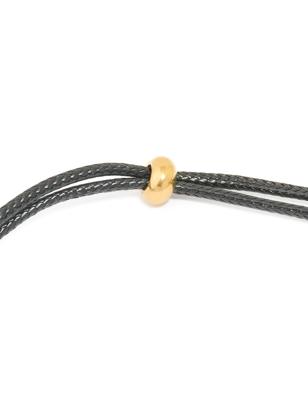 Waterproof Gold Plated Stainless Steel Large Bubble Letter A Cord Necklace
