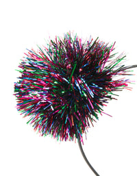 Multi Coloured Tinsel Fabric Headband - link has visual effect only