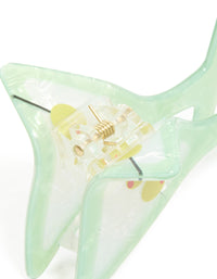Acrylic Martini Novelty Claw Clip - link has visual effect only