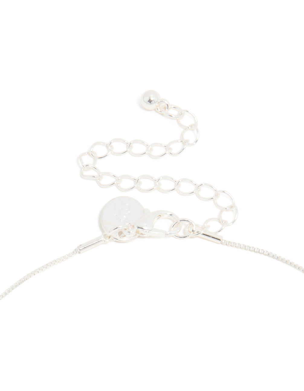 Silver Plated Freshwater Pearl Dainty Snake Chain Necklace