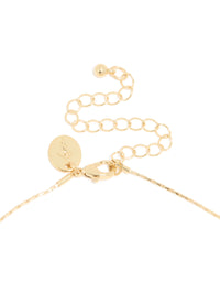 Gold Plated Freshwater Pearl & Ball Chain Necklace - link has visual effect only