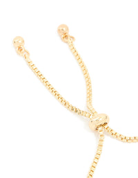 Gold Plated Cubic Zirconia Celestial Charms Toggle Bracelet - link has visual effect only