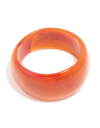 Red Acrylic Statement Bangle - link has visual effect only